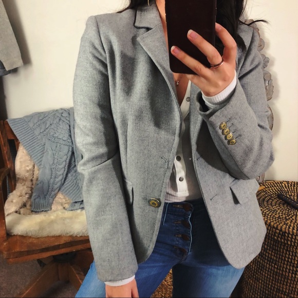 J. Crew Jackets & Blazers - J.CREW/ classic wool blazer coat